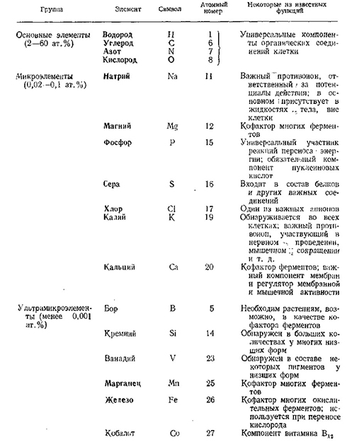 Роль витаминов и минералов